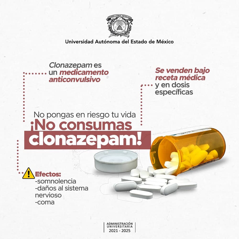 Consumo de clonazepam sin prescripción médica pone en riesgo la vida » El  Pulso Edomex