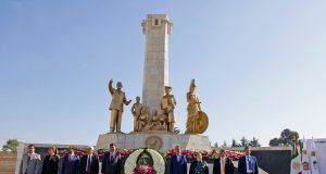 SMSEM honra al magisterio mexiquense en Guardia de Honor por el Día de la Maestra y el Maestro