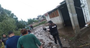 Manuel Vilchis Viveros, brindó atención inmediata por desbordamiento del Rio Tejalpa