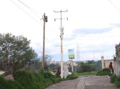 Entregan obra de electrificación en San Bartolo el Llano, Zinacantepec