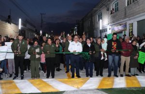 Manuel Vilchis hace entrega de importante obra en avenida Morelos en Zinacantepec